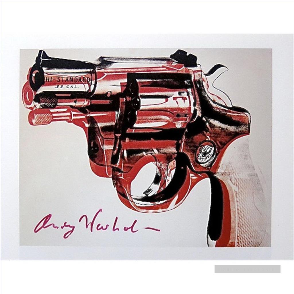 Gun Andy Warhol Oil Paintings